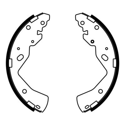 ABE C03038ABE Brake Shoe Set