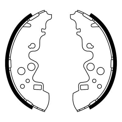 Brake Shoe Set ABE C03051ABE