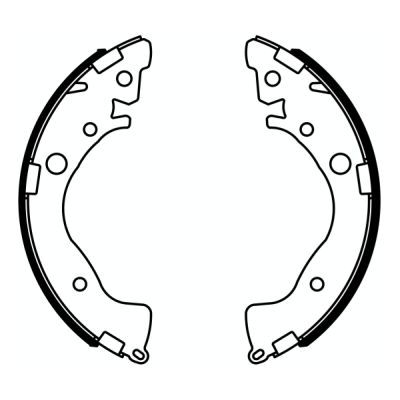 ABE C04022ABE Brake Shoe Set