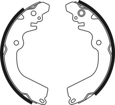 ABE C05050ABE Brake Shoe Set