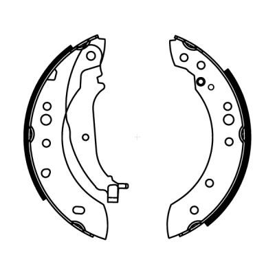 Brake Shoe Set ABE C05063ABE