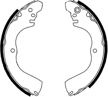 ABE C05064ABE Brake Shoe Set