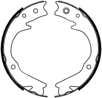 Brake Shoe Set ABE C07015ABE