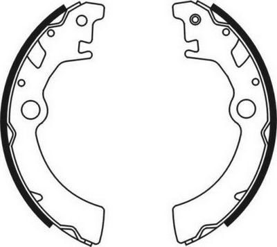 Brake Shoe Set ABE C08003ABE