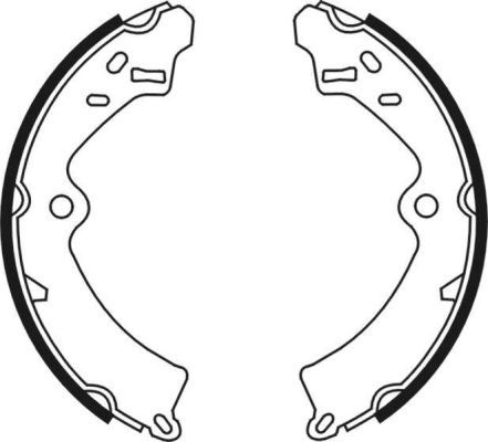 ABE C08006ABE Brake Shoe Set
