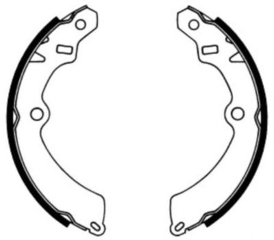Brake Shoe Set ABE C08012ABE