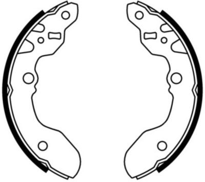 Brake Shoe Set ABE C08015ABE
