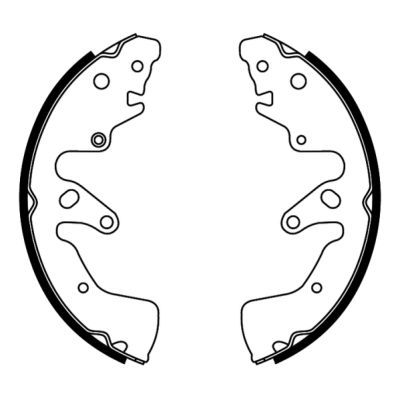 ABE C08026ABE Brake Shoe Set