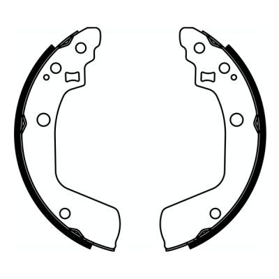 ABE C08029ABE Brake Shoe Set