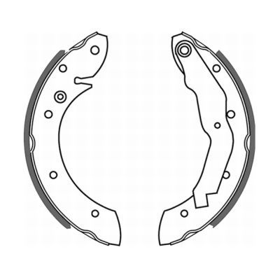ABE C0B005ABE Brake Shoe Set