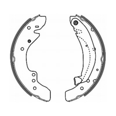 ABE C0C010ABE Brake Shoe Set