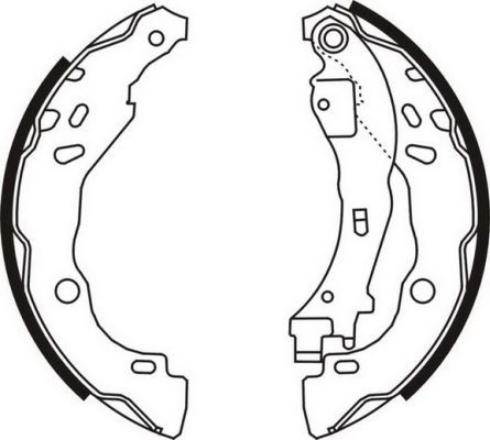 ABE C0C020ABE Brake Shoe Set