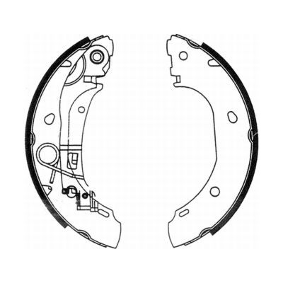 ABE C0F025ABE Brake Shoe Set