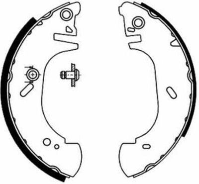 Brake Shoe Set ABE C0G022ABE