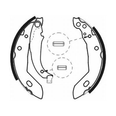 ABE C0P003ABE Brake Shoe Set