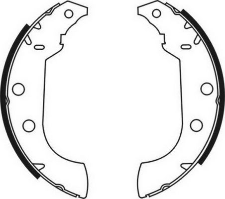 ABE C0P008ABE Brake Shoe Set