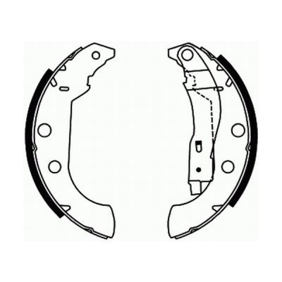 ABE C0P029ABE Brake Shoe Set