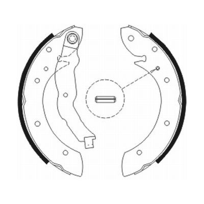 ABE C0R011ABE Brake Shoe Set