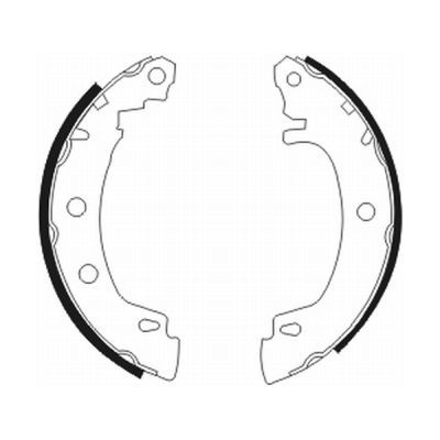 ABE C0R012ABE Brake Shoe Set