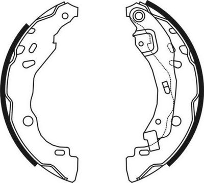 Brake Shoe Set ABE C0R023ABE