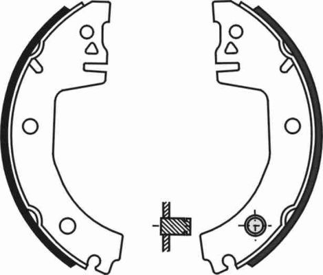ABE C0S001ABE Brake Shoe Set