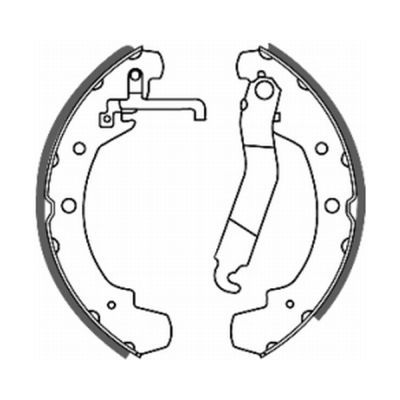 ABE C0W005ABE Brake Shoe Set