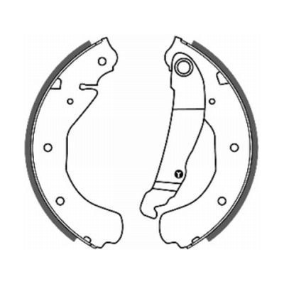 ABE C0X003ABE Brake Shoe Set