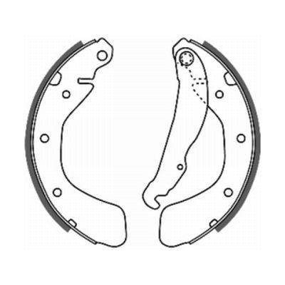 ABE C0X007ABE Brake Shoe Set