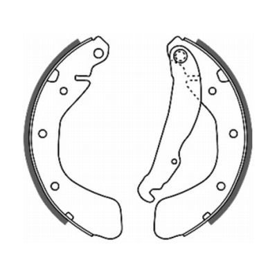 ABE C0X008ABE Brake Shoe Set