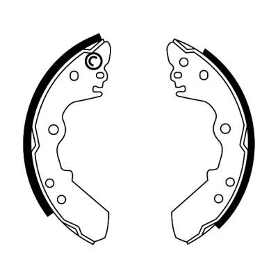 Brake Shoe Set ABE C0X011ABE