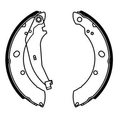 ABE C0Y009ABE Brake Shoe Set