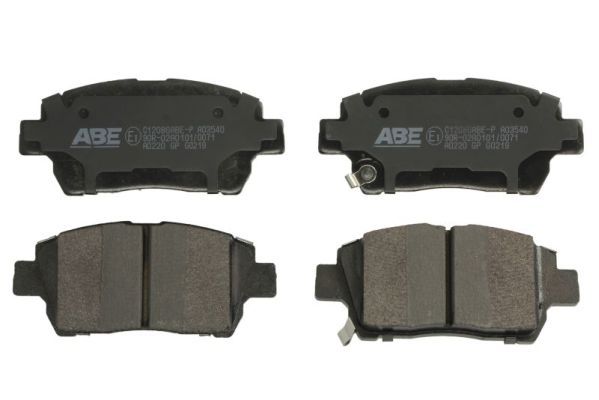 ABE C12086ABE-P Brake Pad Set, disc brake