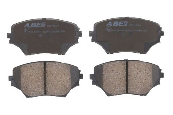 ABE C12100ABE Brake Pad Set, disc brake