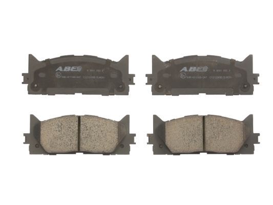 ABE C12120ABE Brake Pad Set, disc brake