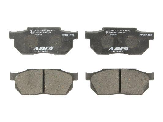 ABE C14014ABE Brake Pad Set, disc brake