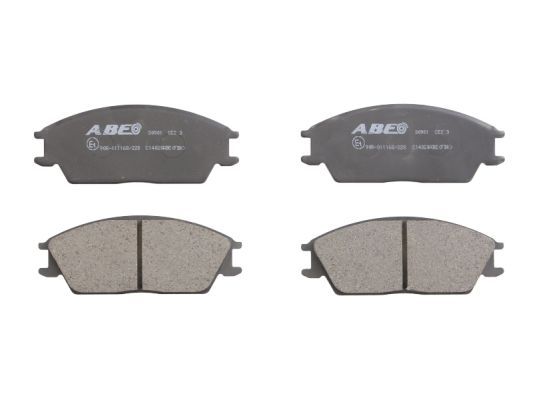 ABE C14020ABE Brake Pad Set, disc brake