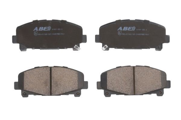 ABE C14057ABE Brake Pad Set, disc brake