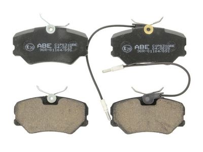 Brake Pad Set, disc brake ABE C1P031ABE