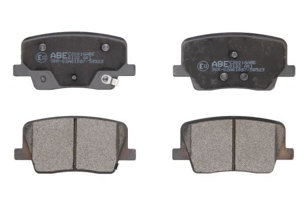 ABE C20016ABE Brake Pad Set, disc brake