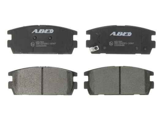 ABE C20506ABE Brake Pad Set, disc brake