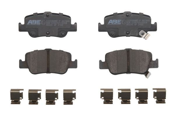 ABE C22036ABE-P Brake Pad Set, disc brake
