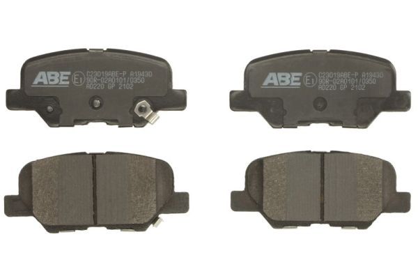 ABE C23019ABE-P Brake Pad Set, disc brake