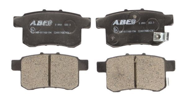 ABE C24017ABE Brake Pad Set, disc brake