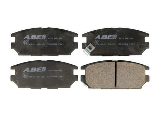 ABE C25007ABE Brake Pad Set, disc brake