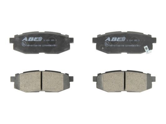 ABE C27004ABE Brake Pad Set, disc brake