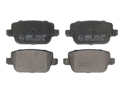 Brake Pad Set, disc brake ABE C2G017ABE