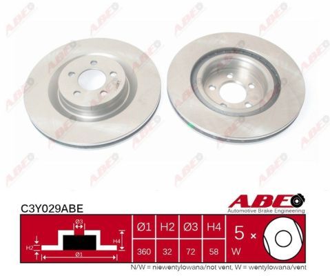 ABE C3Y029ABE-P Brake Disc