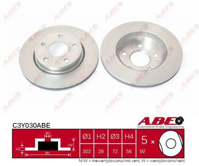 Brake Disc ABE C3Y030ABE
