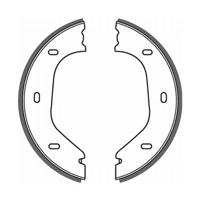 ABE CRB000ABE Brake Shoe Set