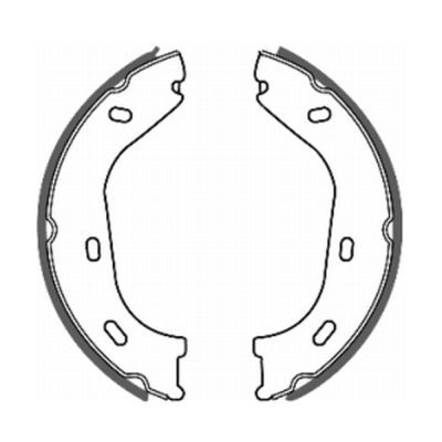 ABE CRM000ABE Brake Shoe Set, parking brake
